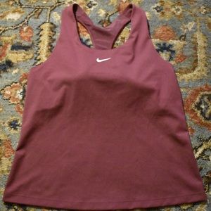 Nike workout tank top with built in bra